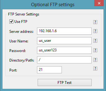 MySQL Auto back FTP window